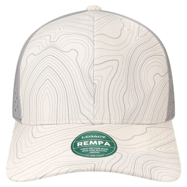 LEGACY - Reclaim Mid Pro Adjustable Cap - REMPA - White Grey Topo