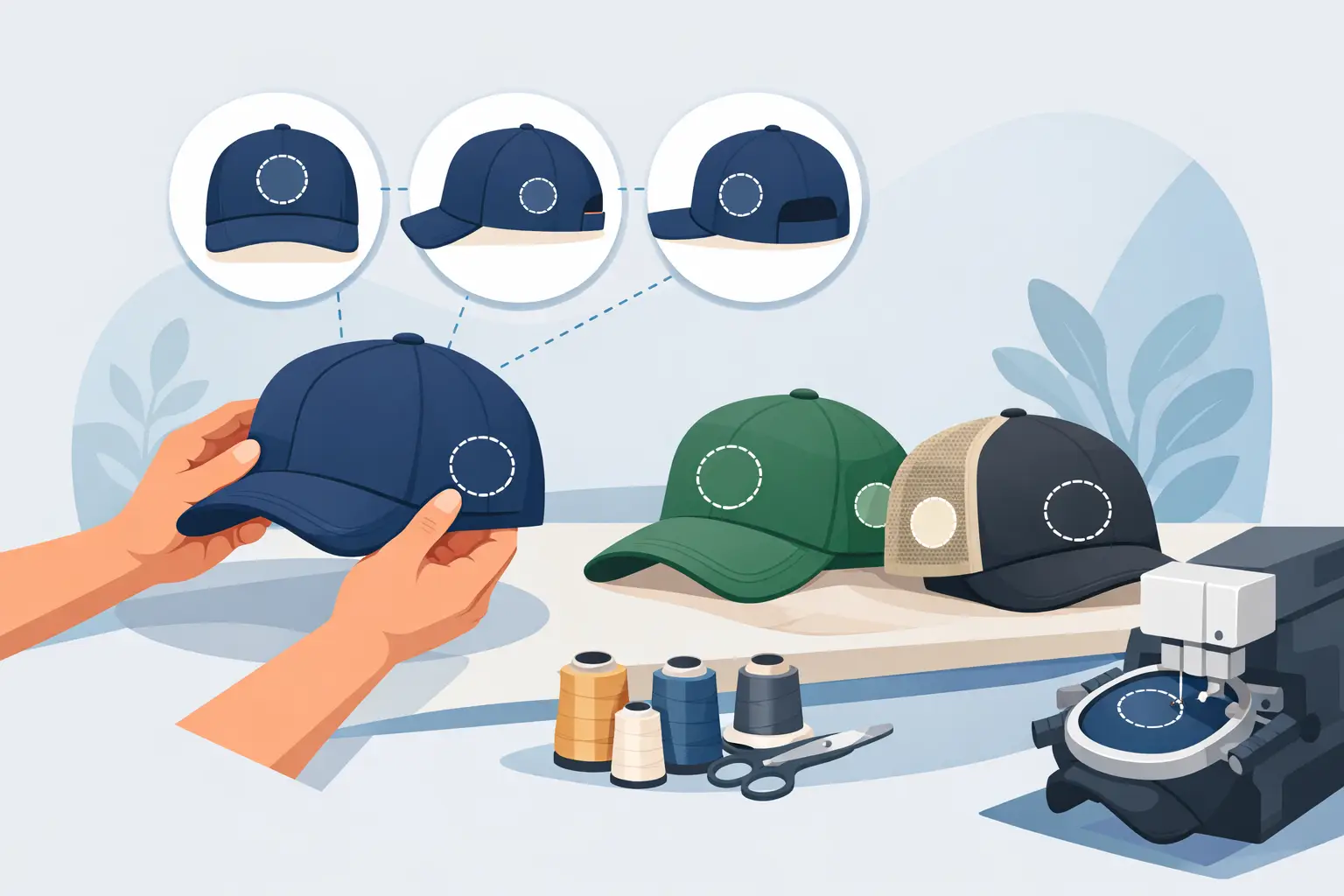 How to Choose Hat Embroidery Placement