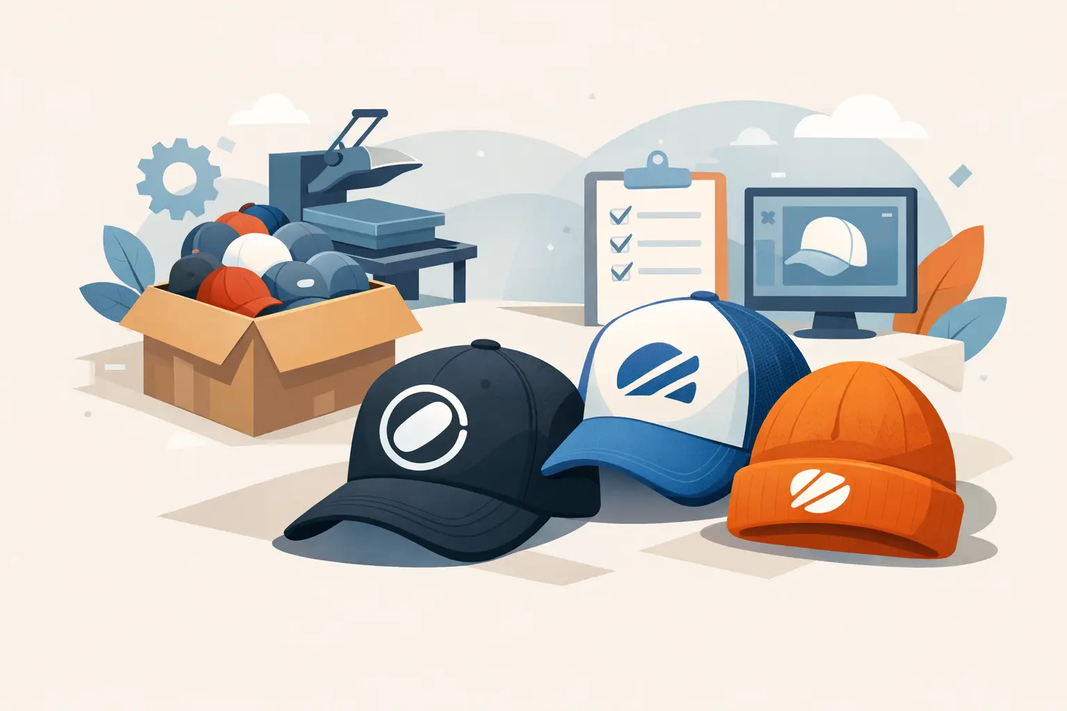 Bulk Hats With Printed Logos That Actually Work