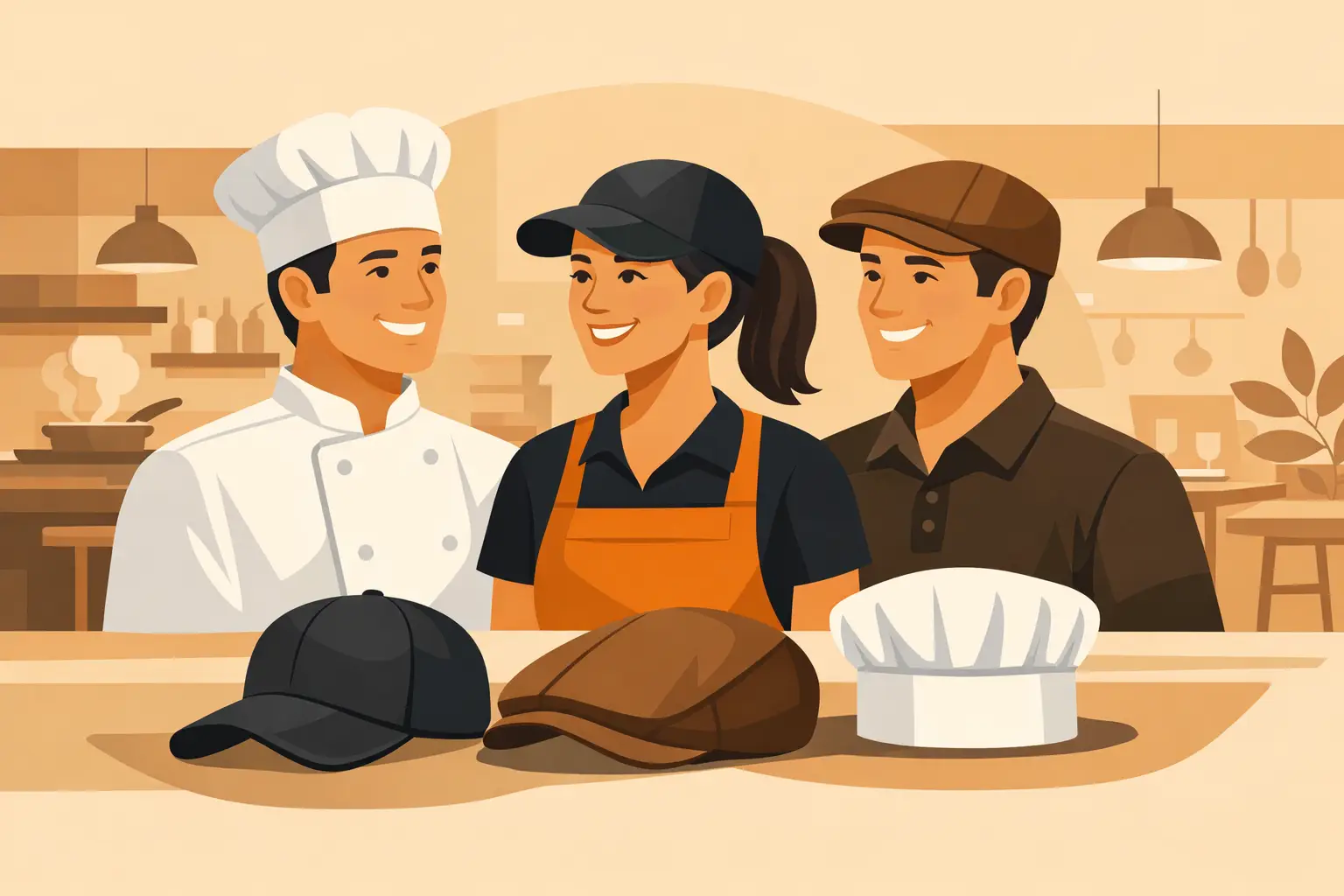 Custom Hats for Restaurant Uniforms That Work