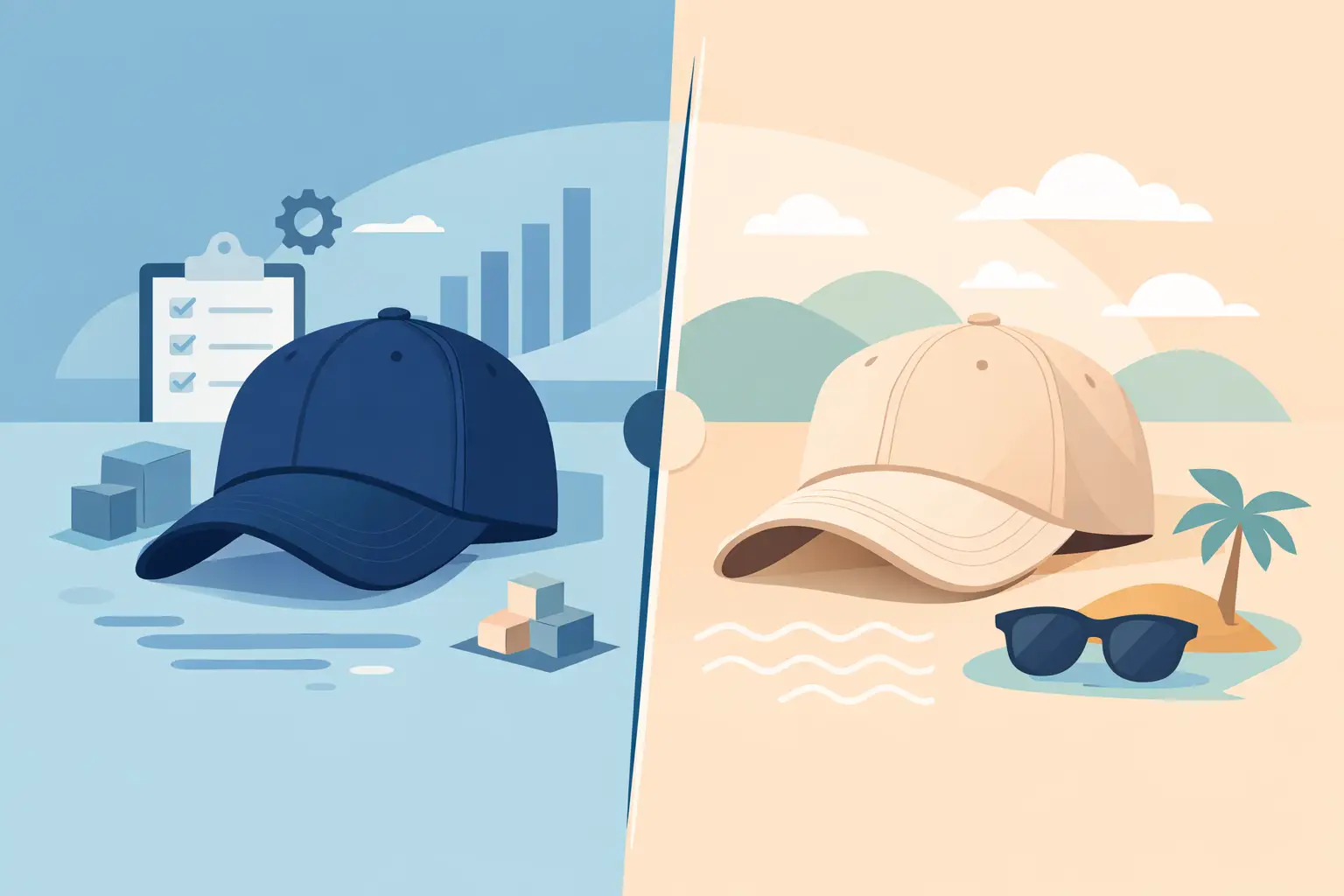 Structured vs Unstructured Hat Meaning