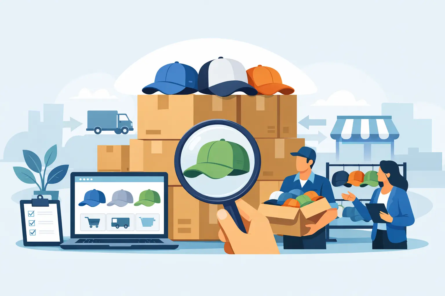 How to Buy Bulk Hats for Company Stores