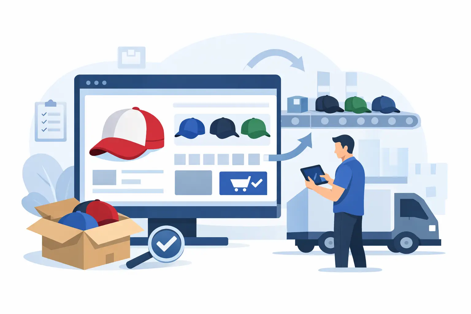 How to Reorder Branded Hats Easily