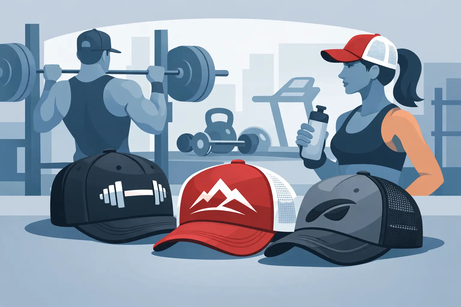 Best Custom Hats for Gyms That Members Wear