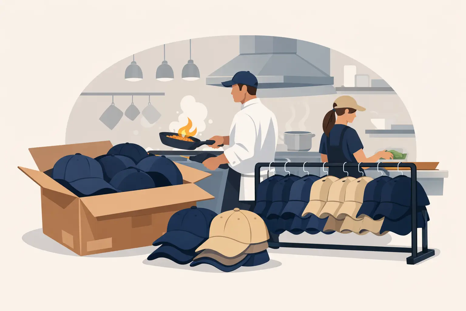 Bulk Dad Hats for Restaurants That Work Hard