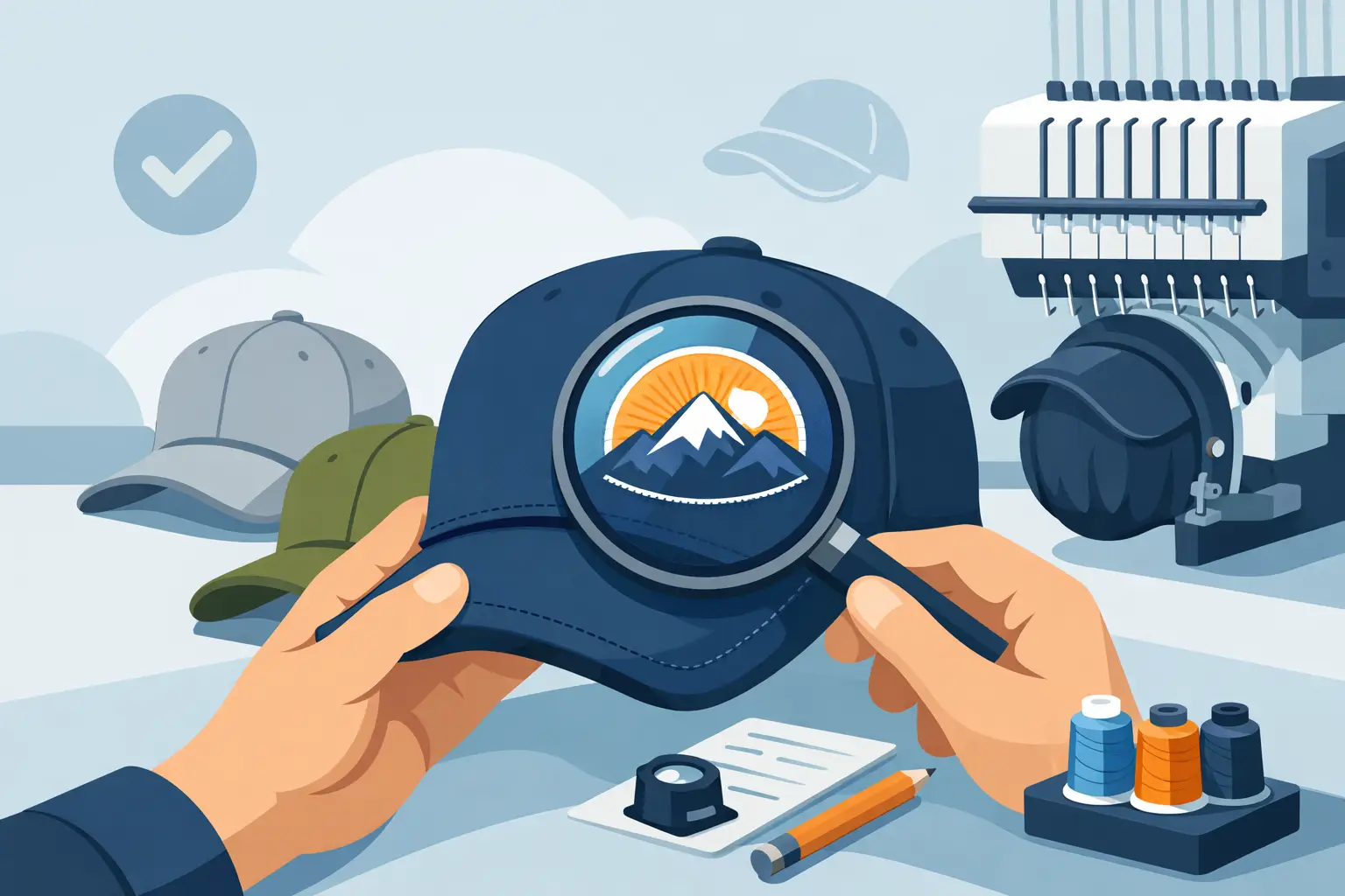 How to Inspect Embroidery Quality on Hats