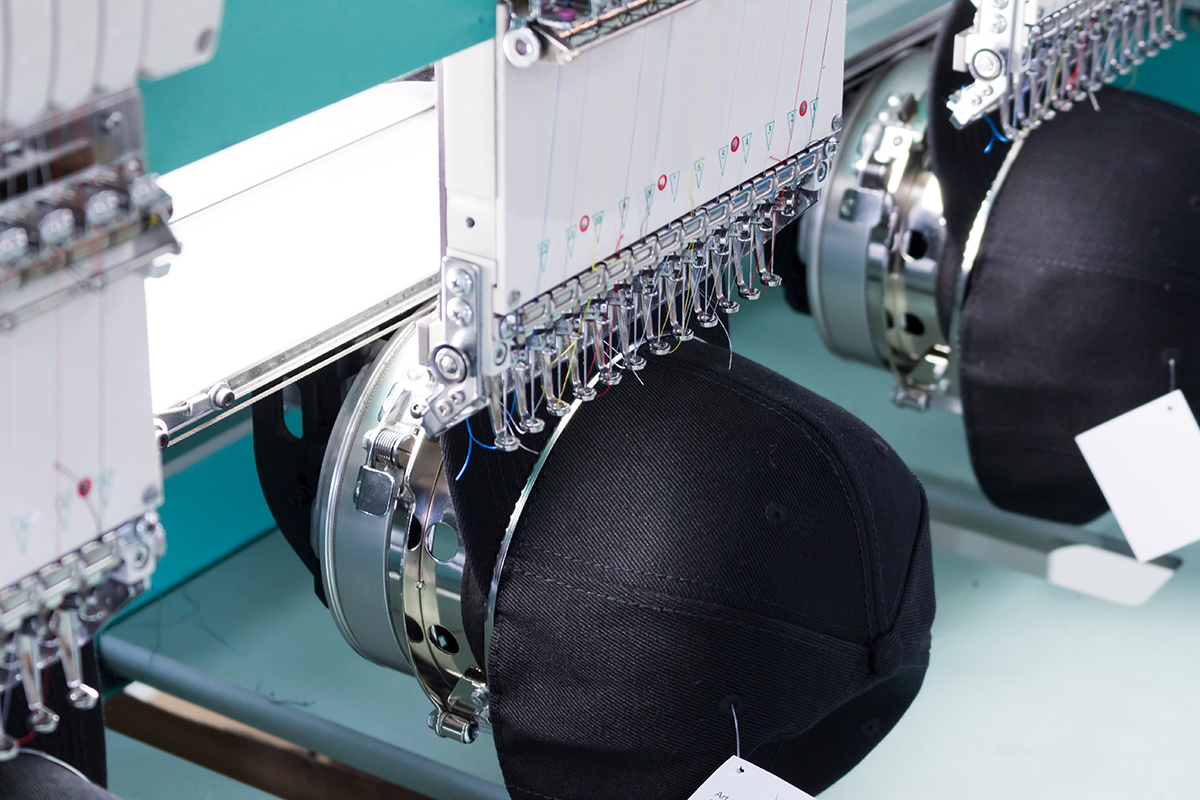 embroidery on hats
